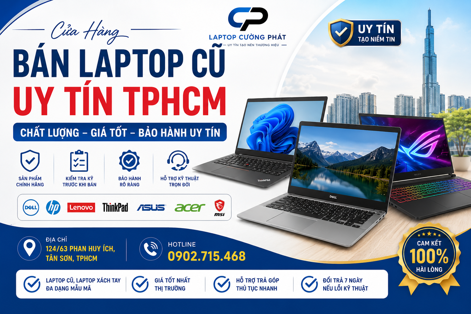 bán laptop cũ uy tín tphcm